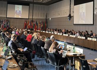 Ukrhydroenergo Urges International Action on Water Security at OSCE Forum