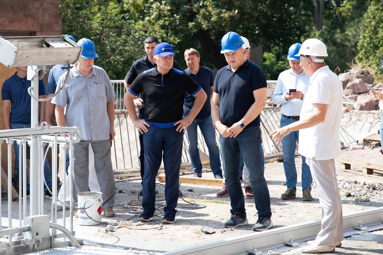  The CEO of Ukrhydroenergo, Ihor Syrota, paid a working visit to the Dnipro HPP