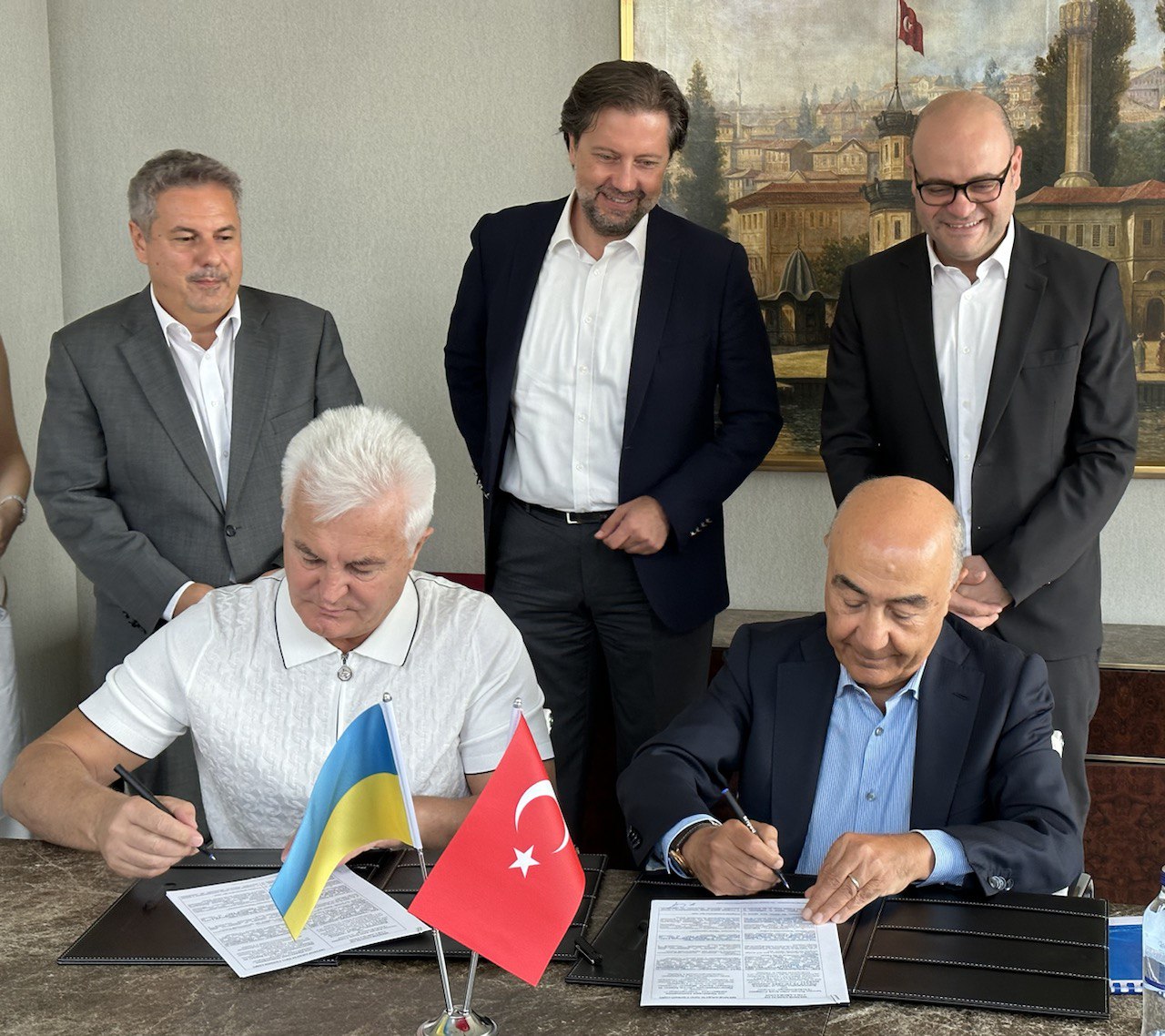 Ukrhydroenergo and Dogus Group signed a cooperation memorandum.