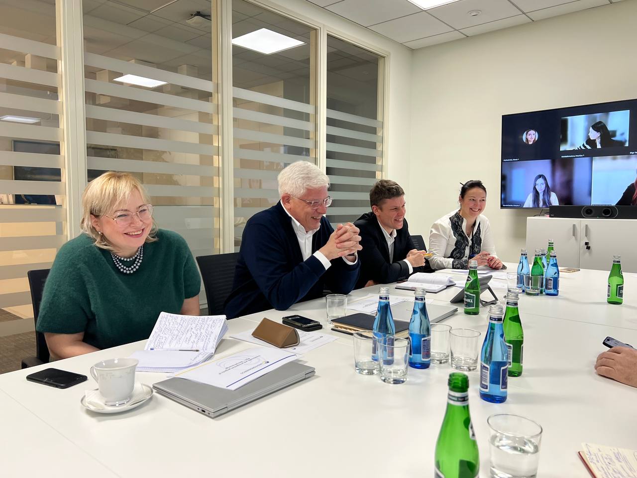 The management of Ukrhydroenergo and representatives of the European Bank for Reconstruction and Development (EBRD) met.