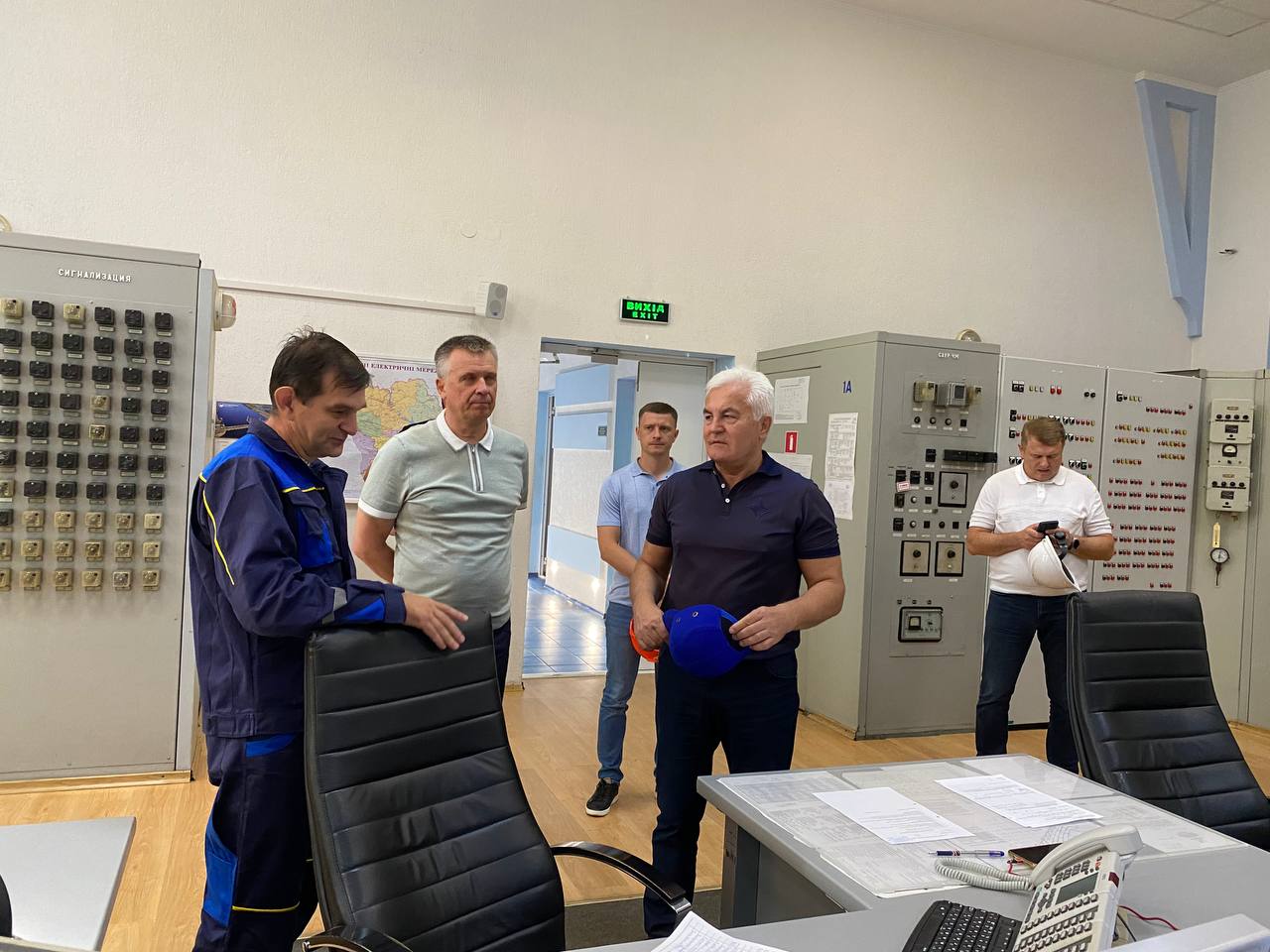  An offsite meeting of Ukrhydroenergo's management chaired by CEO Ihor Syrota was held at Kremenchuk HPP3