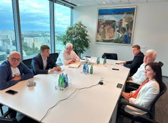 Ukrhydroenergo delegation discusses hydroelectric power plant rehabilitation projects with EBRD