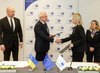 Ukrhydroenergo and EIB will cooperate in technical re-equipment of three Ukrainian HPPs
