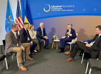 Ihor Syrota, CEO of Ukrhydroenergo , met with Geoffrey Pyatt, Assistant Secretary of State for Energy Resources