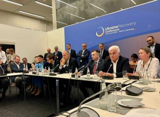 Ihor Syrota at the Ukraine Recovery Conference 2024 in Berlin