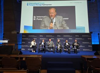 Ukrhydroenergo presented its experience in hydropower recovery at the Paris forum